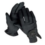 RIDERS TREND Riding Gloves With Glittery Strap
