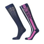 Unisex Stone Pink Socks With Grip System
