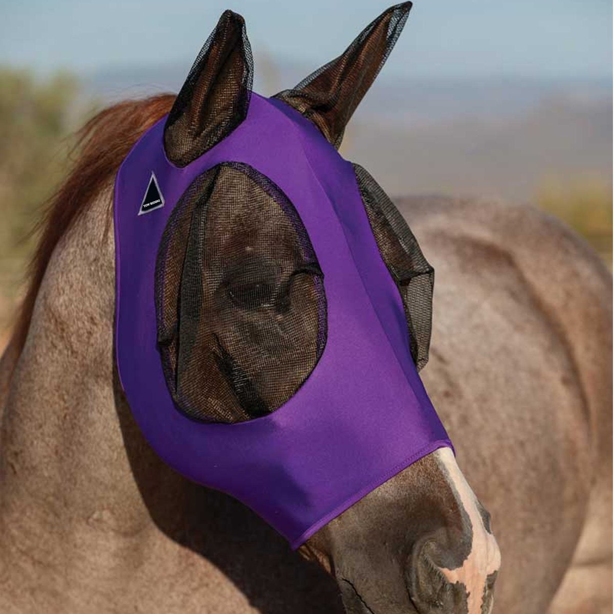  TGW RIDING Horse Fly Mask Super Comfort Horse Fly Mask  Elasticity Fly Mask with Ears We Only Make Products That Horses Like  (Midnight Blue, L) : Pet Supplies