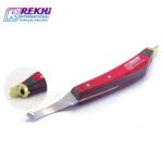 Farrier Hoof Knife ( With Brass Horseshoeing Topper - Right Handed ) Razor Edged