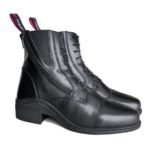 Leather Side Zip Boot