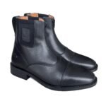 Leather Front Zip Boot