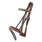 Leather Bridle with Crystal Brow band