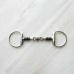 Eggbutt Bit w/Sweet Iron Mouth Part  w/Copper Roller in Center