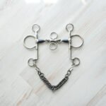 Pelham Bit sweet iron mouth part with center ring