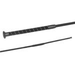 Dressage Silktouch Crystal Graphite Wickelgriff Whip