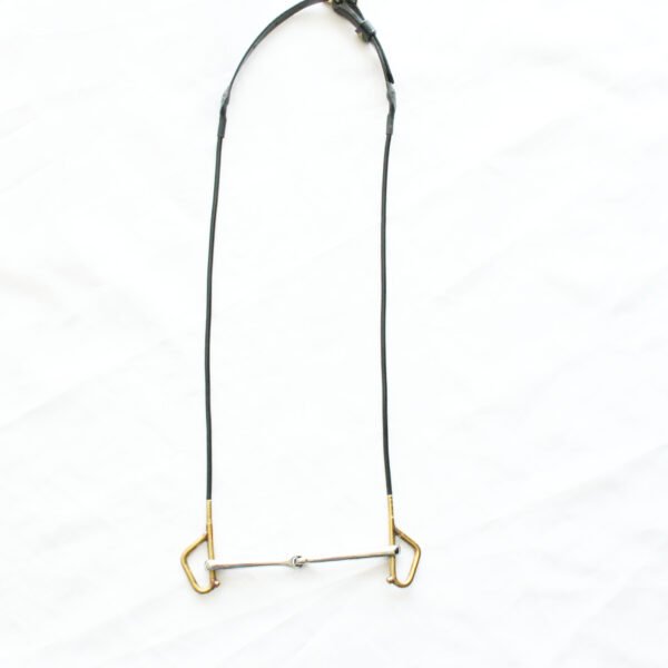 FIRST CHOICE Stallion Show Halter with Fixed Bit