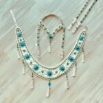 White Arabian Show Bridle Full set