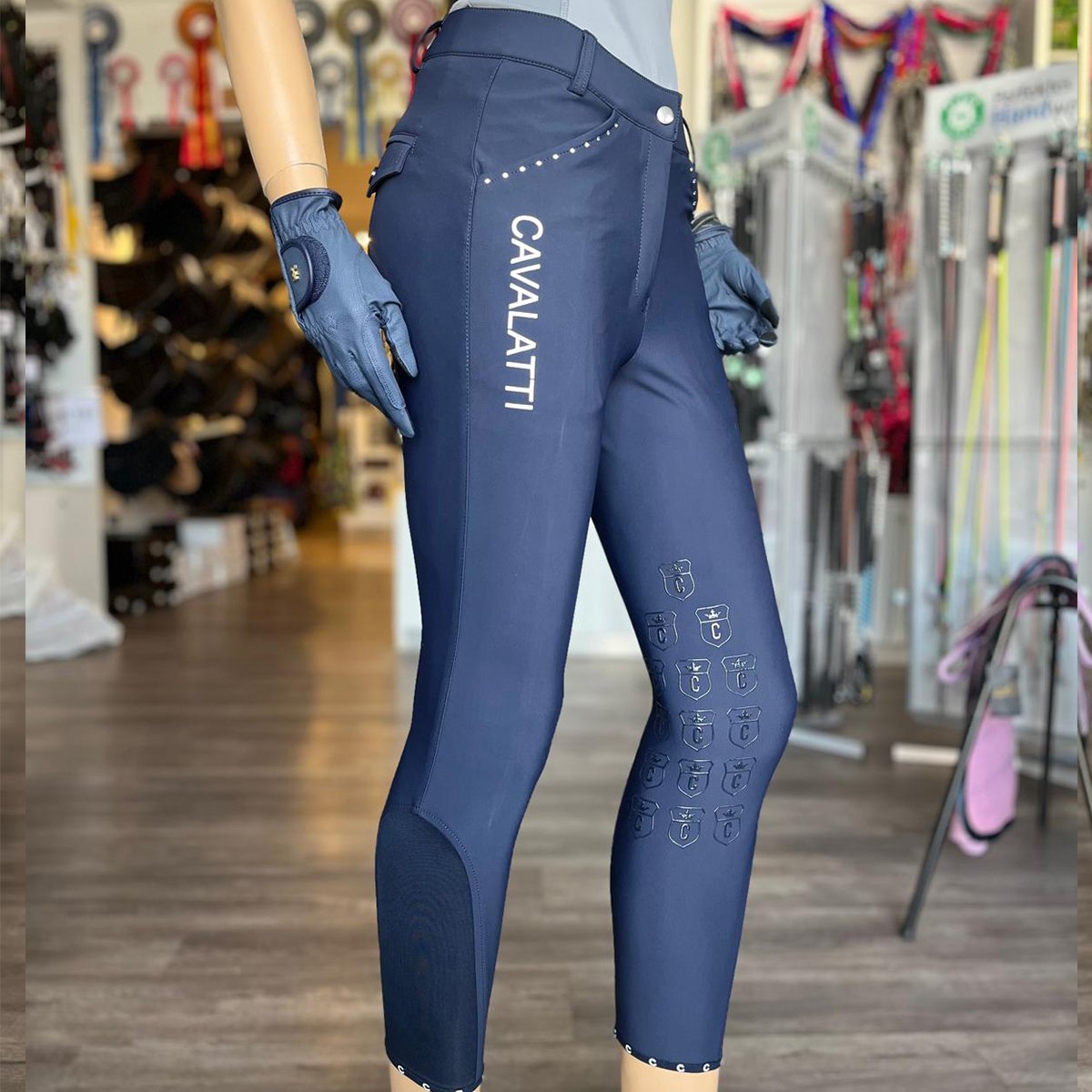 MKBR-328 NAVY(2) CAVALATTI Ladies Breeech - Image 3