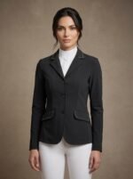 CAVALATTI Ladies Competition Riding Jacket with crystal design - Image 3