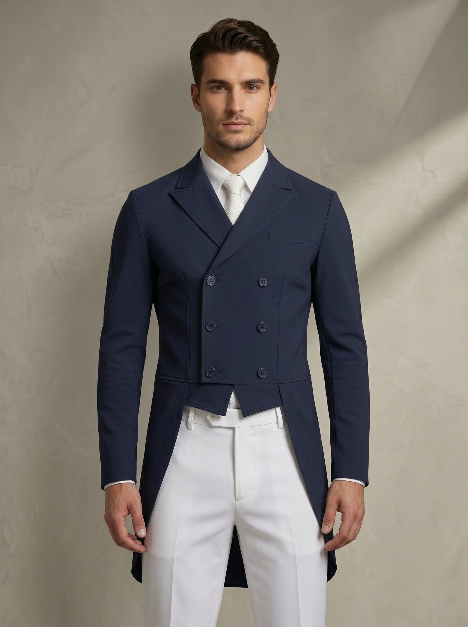 WITH_WHITE_PANT_2K_202606101612 CAVALATTI Mens Dressage Competition Jackets - Image 1