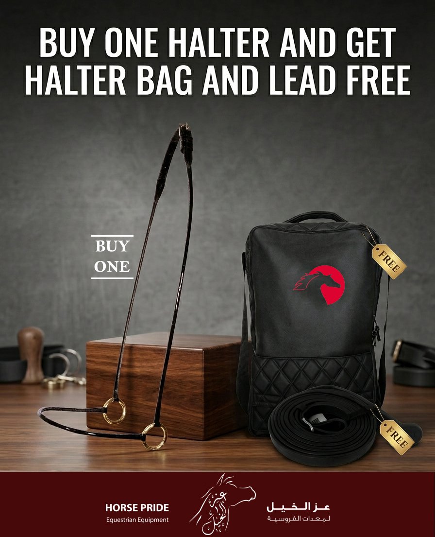 S251-001-00 Buy One Halter and Get Halter Bag and Lead Free - Image 1
