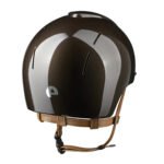 KEP SMART NOVA RIDING HELMET / POLISH BROWN / BEIGE STRAP - Image 2