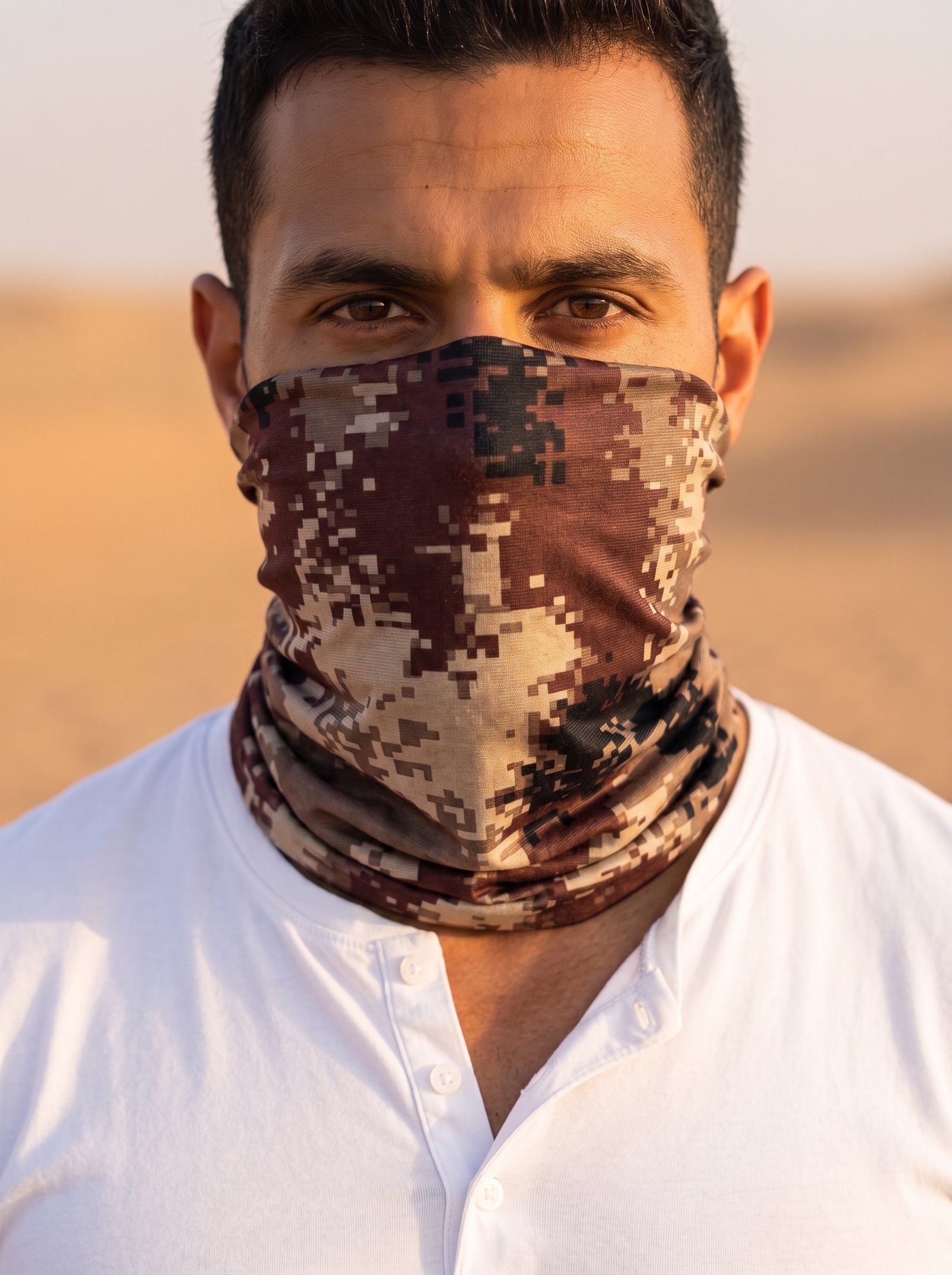 Replace_headwear_on_man_2K_202607041237 Multi Purpose Face Cover - Image 1