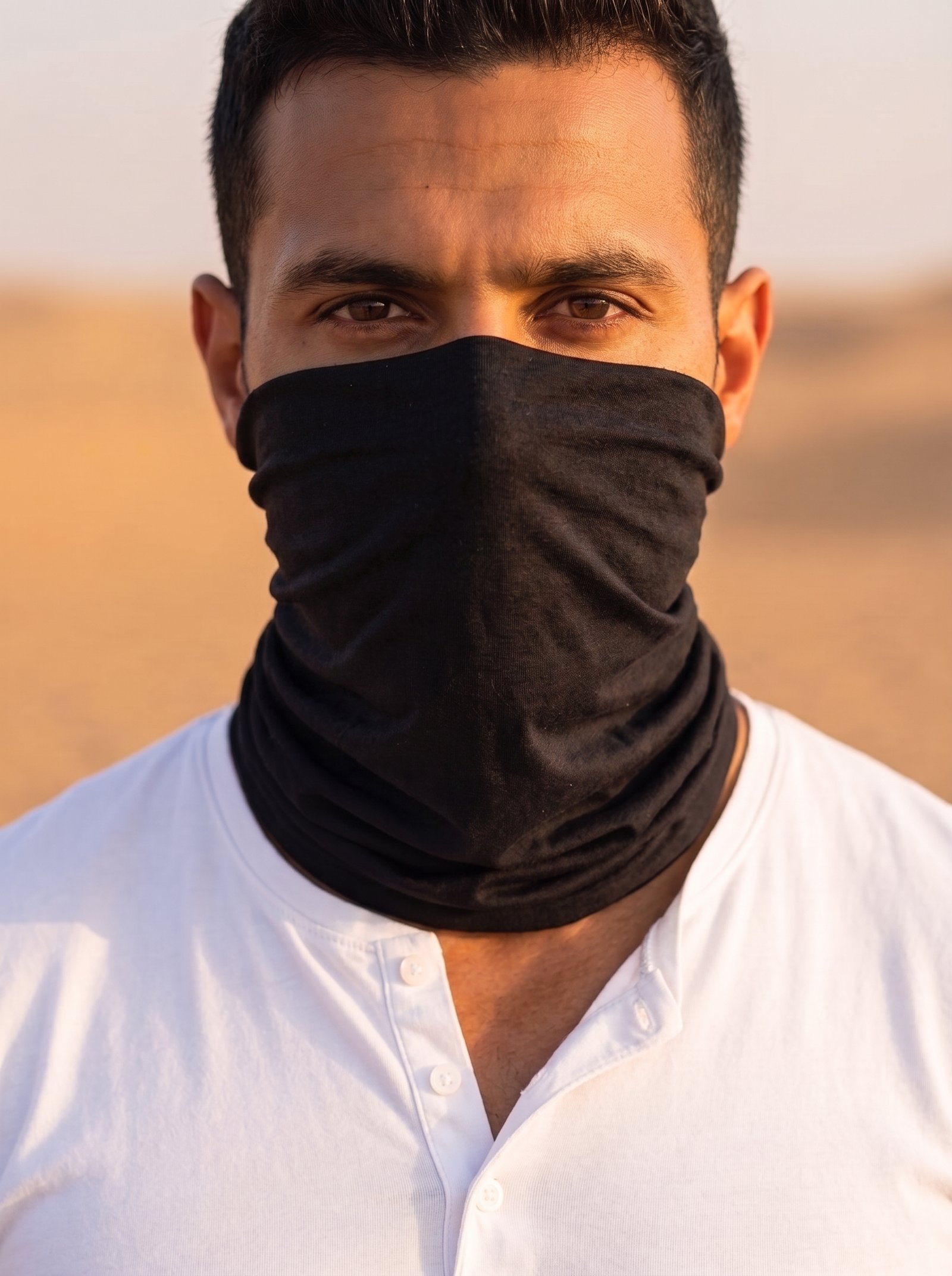 Replace_headwear_on_man_2K_202607041248 Multi Purpose Face Cover - Image 1