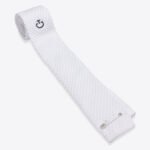 CT KNITTED TIE WITH TIE CLIP