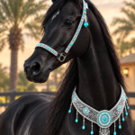 Arabian Show Halter w/Lead and chain
